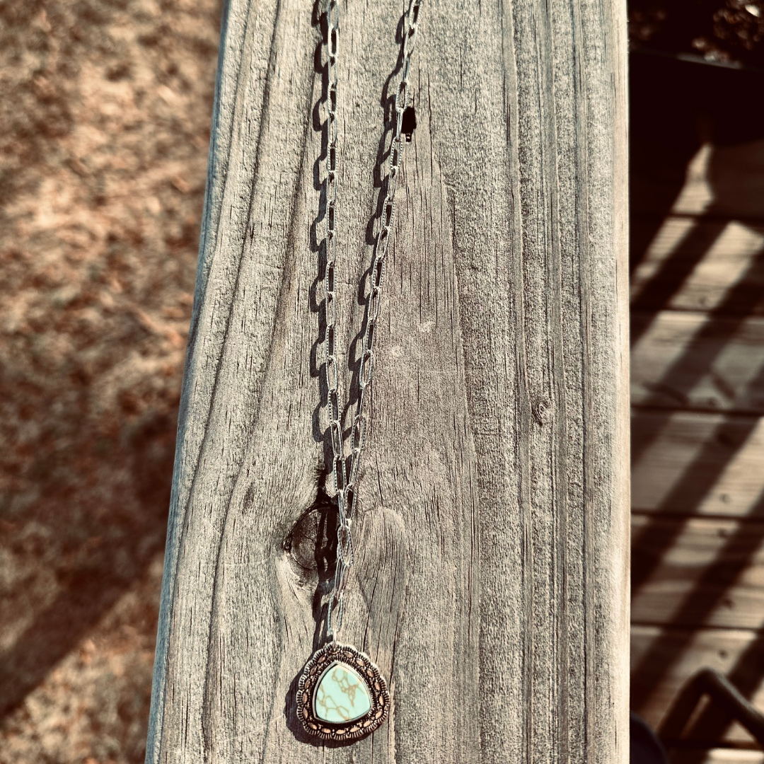 Teal Chain Necklace – Rocket Donkey